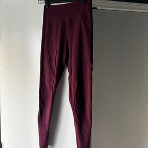 Set sport leggings - bra burgundy